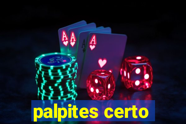 palpites certo